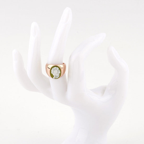 Anello Cameo Italiano Musical Cammeo Fiore