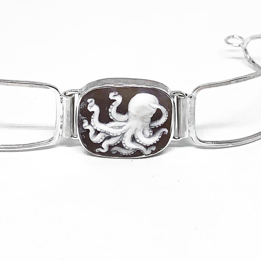 Bracciale-Cammeo-Uomo-Incisione-Polipo