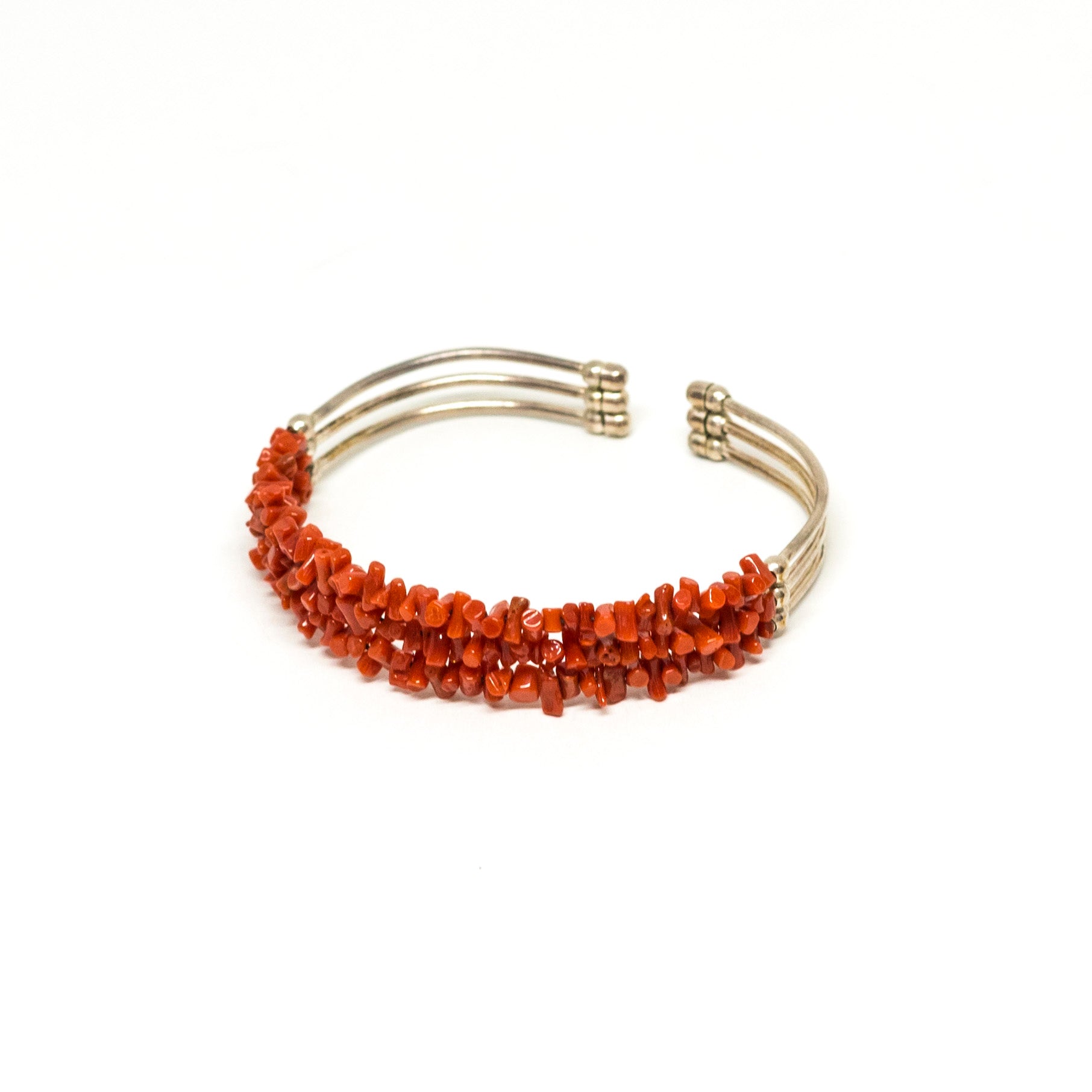 Bracciale Rigido in Corallo Rosso