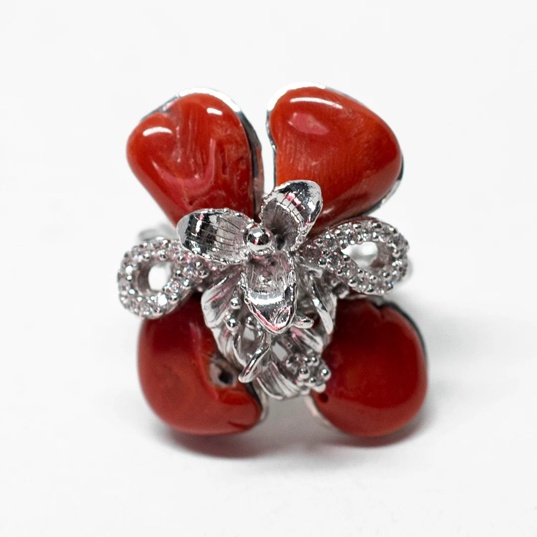 il-piccolo-museo-del-cammeo-Anello-Corallo-Rosso-Fiore-2