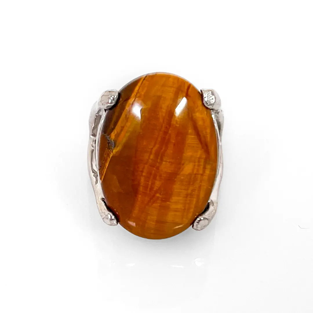 Anello in Argento con Occhio di Tigre