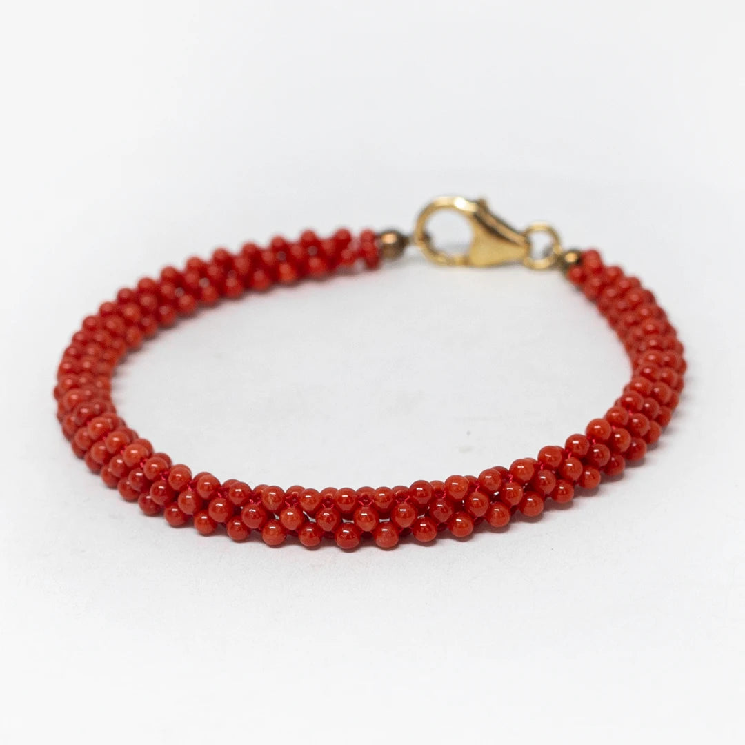 il-piccolo_museo_del_cammeo-Bracciale-Tessito-Corallo-Rosso