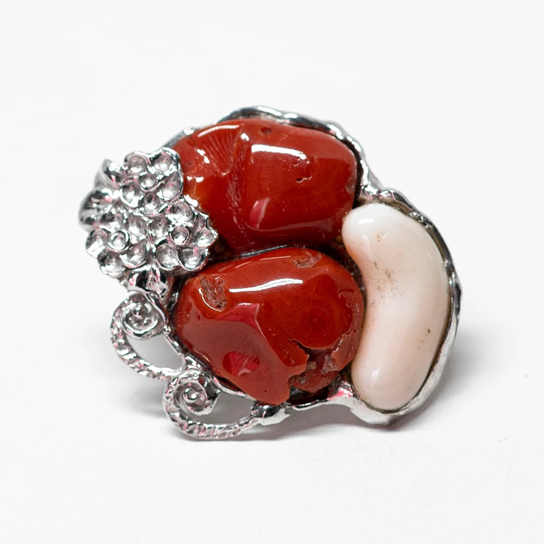 il-piccolo-museo-del-cammeo-Anello-Corallo-Bicolore