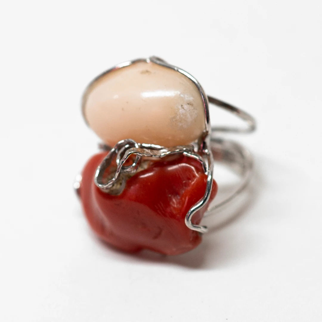 il-piccolo-museo-del-cammeo-Anello-Corallo-Bicolore